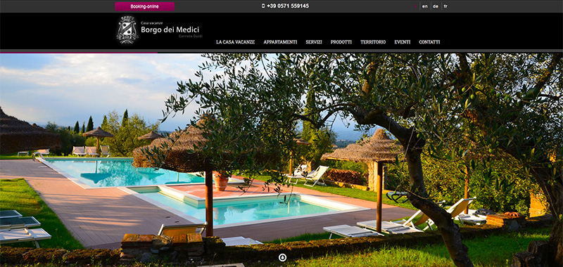 Borgo dei Medici - Coroporate WebSite